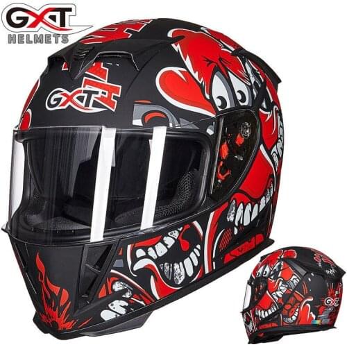Cool GXT Full Face Motorcycle Helmets Motorbike Hot Men Women Winter Scooter Motorcycle Helmet Casco Moto Capacete Kask