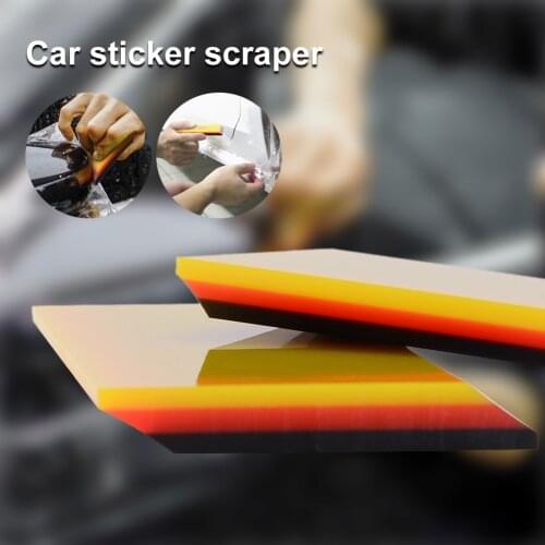 Soft Wrapping Squeegee Rubber Window Tint Film Vinyl Scraper Car Sticker Wallpaper Water Wiper Removal Cleaning Tools Set