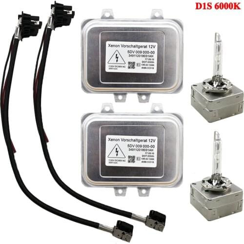 NEW 12767670 5DV009000-00 5DV00900000 Xenon Headlight BALLAST +wire+D1S For BMW Ford MERCEDE-BENZ Land Rover HYUNDAI