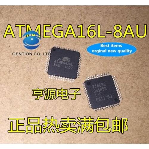 5PCS ATMEGA16L-8AU ATMEGA16L TQFP44 in stock 100% new and original