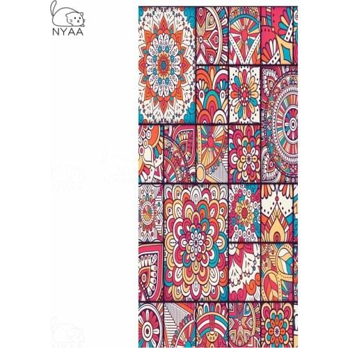 Boho Mandala Surf Poncho Microfiber Bath Towel No Sand Free Large Beach Towels Quick Dry Beach Mat Beach Towel For Adults