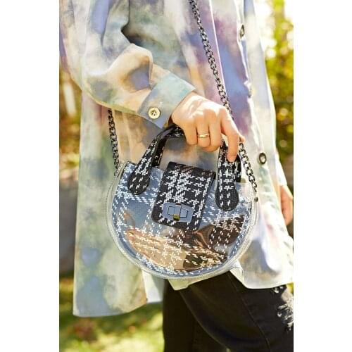 GO Ziplock Transparent Bag New High Quality Patterned 2021 Womens Pack Luxury Woman Brand Handbags Purses And Handbag Female