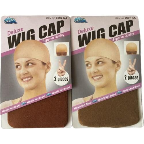 Wholesale 1000 pieces Deluxe Dream Wig Caps Stretchable Elastic Hair Net Snood Wig net Hair mesh 5 color