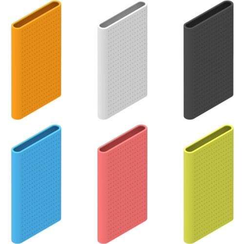Silicone Protector Case Cover Skin Shell for Xiaomi Xiao Mi 5000mAh Power Bank 10000mAh Pro Powerbank Accessories 10400mAh case