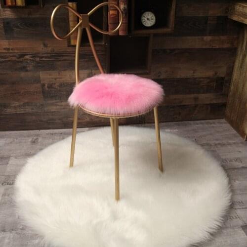 Super Soft Faux Sheepskin Washable Carpet Warm Hairy Seat Pad Fluffy Rugs Faux Fur Mats For Floor Chairs Sofas Cushions 4 Size