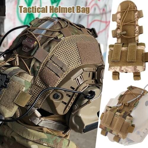Tactical Pouch MK2 Battery Case For Helmet Airsoft Hunting Camo Battery Pouch Military Combat FAST Helmet Balance Weight Bags