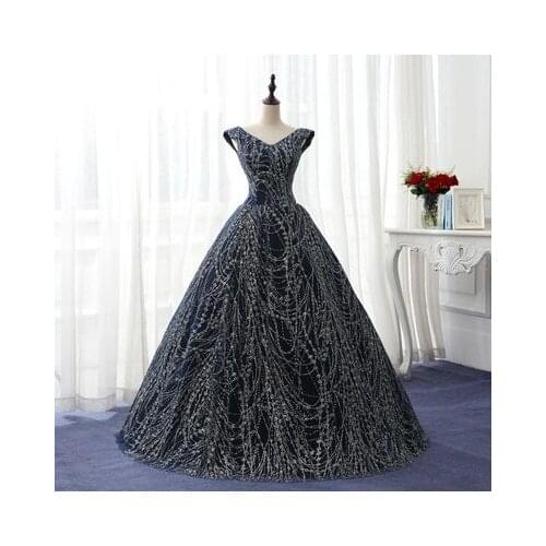 Navy with silver glitter fairy long Medieval Renaissance Gown event Costume Victoria Gothic Marie Antoinette Colonial Belle Ball