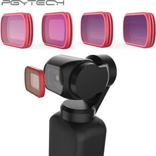 In Stock PGYTECH For DJI OSMO Pocket Filters set Professional Filter ND8 ND16 ND32 ND64 ND 8 16 32 64