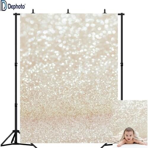 DePhoto Golden Highlights Children Birthday Newborns Artistic Portrait Vinyl Photography Backdrop Photo Background Studio PGT341