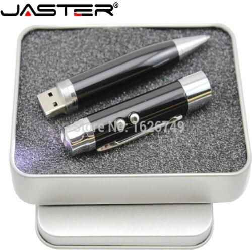 Magic Pen USB flash drive 128GB Mini Metal Custom LOGO Pendrive 64GB 32GB USB 2.0 Gifts Cle USB Pen Drive Over 10pcs Free Logo