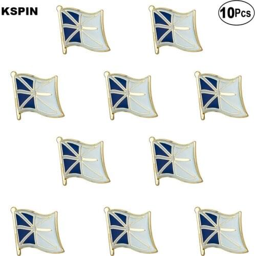 NEW FOUNDLAND Flag Lapel Pin Flag badge Brooch Pins Badges 10Pcs a Lot