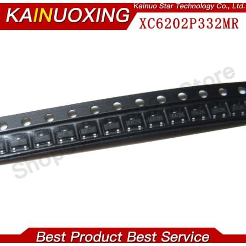 10PCS XC6202P332MR SOT-23 XC6202 SOT SMD High voltage positive stabilizer new and original