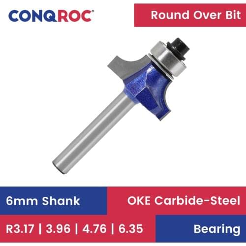6mm Shank Corner Rounding Router Bit Round Over Milling Cutter