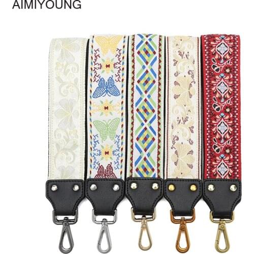 AIMIYOUNG Bag Strap Handbag Belt Wide Shoulder Bag Strap Replacement Strap Accessory Bag Part Adjustable Belt For Bags 100cm