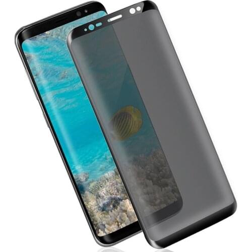 Anti Glare Privacy 3D full cover tempered glass for Samsung S8 Plus S9 Plus for Galaxy Note8 Note9 Screen Protector