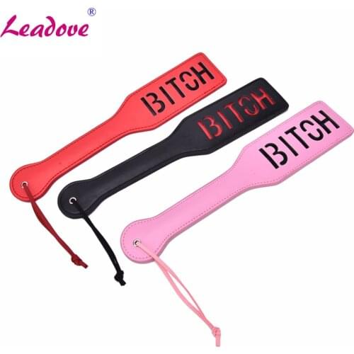 BlTCH SM Flog Spank Paddle Beat Submissive Slave Kinky Fetish BDSM Whip Torture Gear Sexy Toy for Couples Adult Games SP0009
