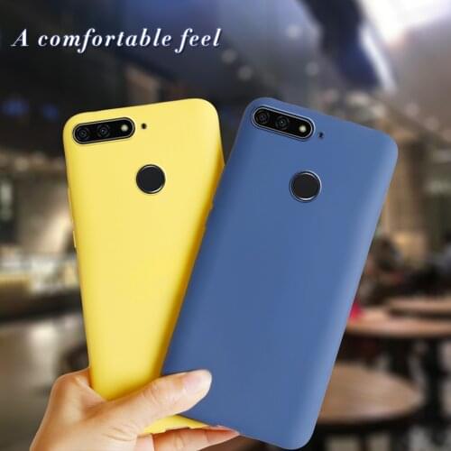 Case for huawei Y6 2018 case 5.7 inch Atu-L21 for huawei Y6 Prime 2018 phone back cover protective soft matte silicone tpu cases
