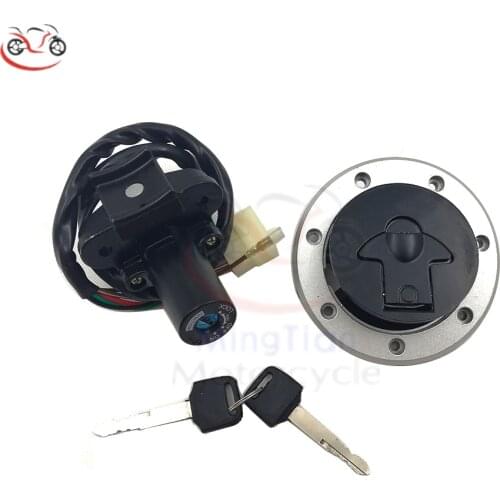 For Kawasaki ZX6R ZX7R ZX9R ZXR400 ZX900 ZX9R ZZR ZZR600 ZXR750 ZX7RR Ignition Switch Lock Oil Fuel Gas Tank Cover Key Set