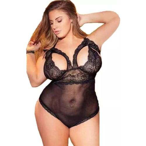 Womens plus size sexy lingerie black corset corset erotic lace lingerie lace corset top 3XL-5XL corset