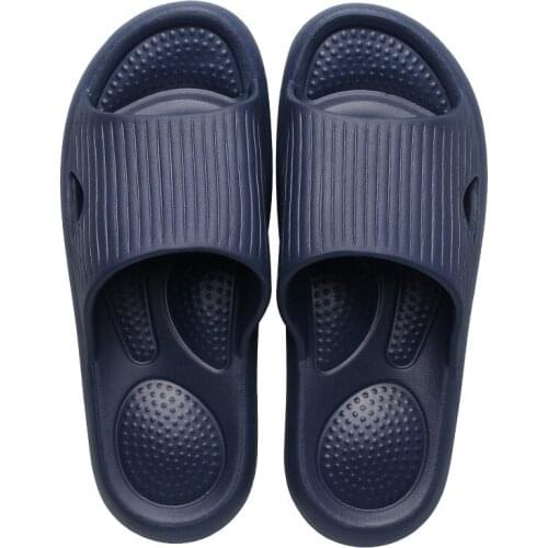 2021Summer Men Women Indoor Slippers Home Thick-Soled Massage Soles Home Slippers Non-Slip Bathroom Sandals