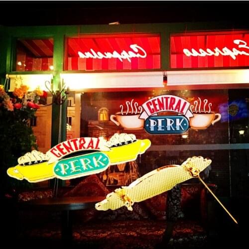 Friends TV Show Brooch Pin Central Perk Coffee Time Brooches For Best Friend Gifts Jewelry Breastpin Broche