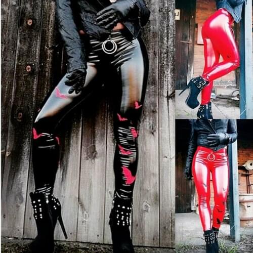 Женские кожаные брюки Koodred China At AliExpress