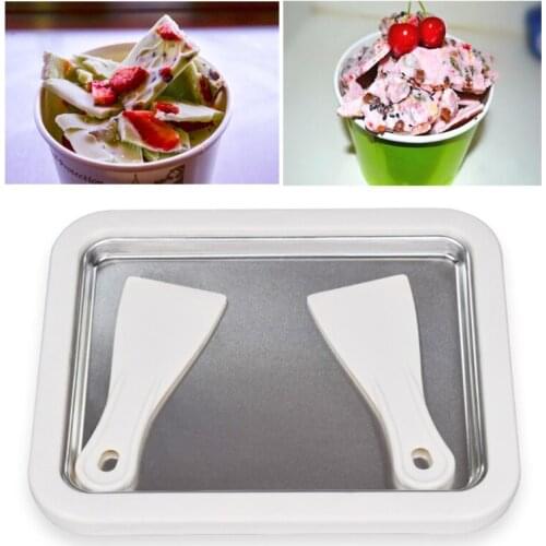 M2EE Instant Ice Cream Maker W/ 2 Ice Cream Spades Ice Cream Machine for Home Handmade Ice Cream Yogurt Sorbet