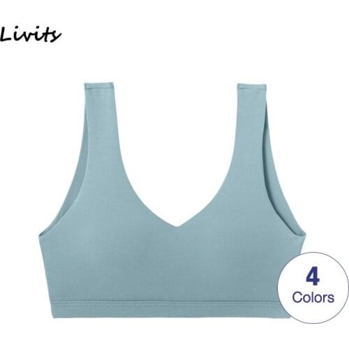 Tank Tops For Women With Chest Pad Backless Croptop Camisole Tube Vest Sando V Neck Sleeveless Sexy Casual Plain Trendy SA1253