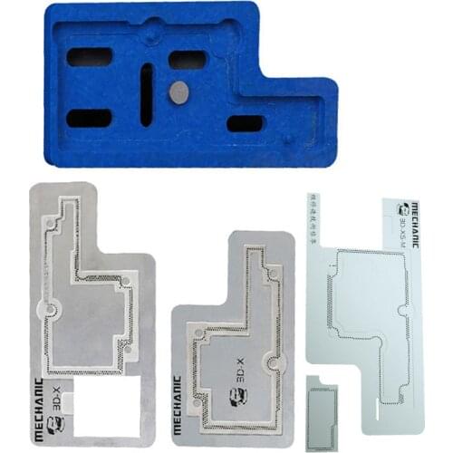 MECHANIC 3D BGA Reballing Stencil Kit for iPhone x/xs/xr/xs max Motherboard Middle Layer Planting Tin Soldering Net