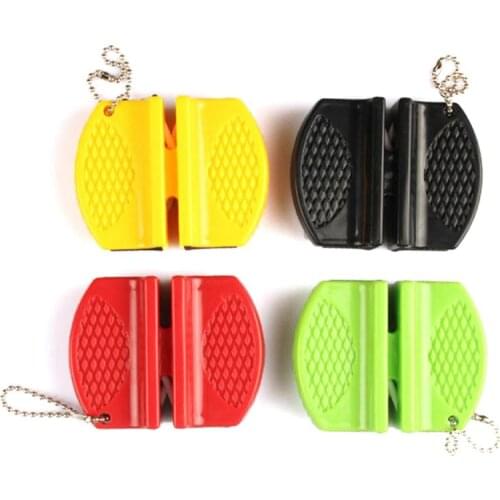 Mini Ceramic Rod Knife Sharpener Two-stage Tungsten Portable Butterfly Type Whetstone Sharpener Sharpening Knives Stone Tool