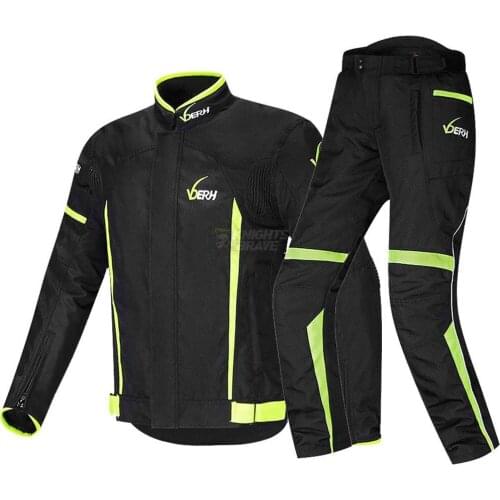 Motorcycle Jacket Men Set Moto Protection Windproof Waterproof Motorbike Riding Moto Jacket + Pants Suit Body Armor For 4 Season