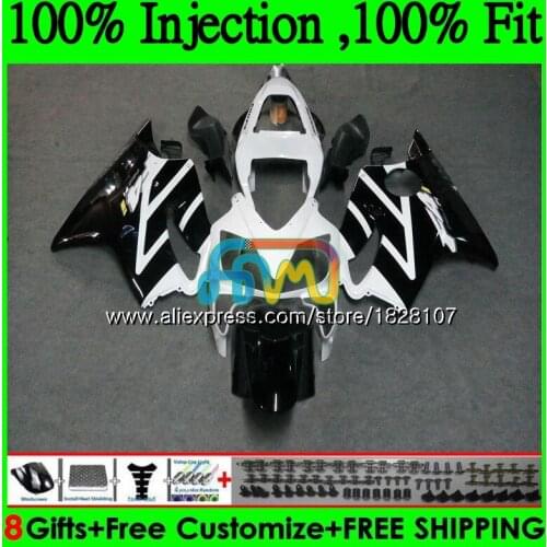 OEM For HONDA CBR 600 F4i CBR600FS CBR600 F4i 01 02 03 139BS.55 CBR White black 600F4i 600 FS CBR600F4i 2001 2002 2003 Fairing