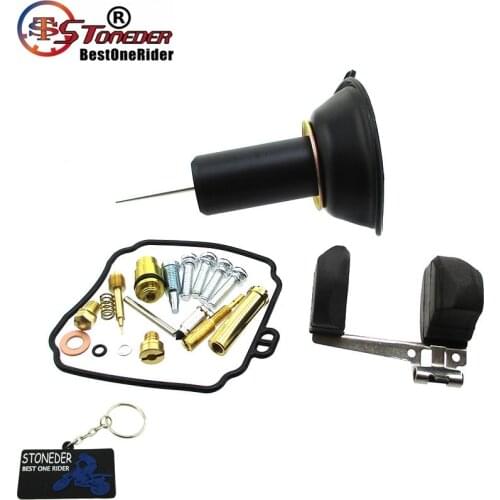 STONEDER Carburetor Plunger Float Gasket Rebuild Repair Carb Kit For Yamaha Virago 250 XV250