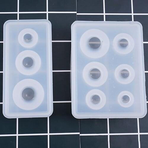 Crystal Drop Gel Sphere Silicone Mold Star Ball Mold 20/15/25mm For DIY Jewelry Resin Mold Geometry Pendant UV Epoxy Making