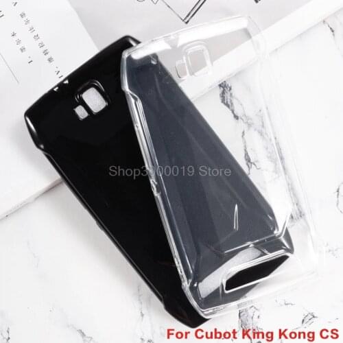 Transparent Phone Case For Cubot King Kong CS Gel Pudding Silicone Case with Tempered Glass For Cubot King Kong Screen Protector