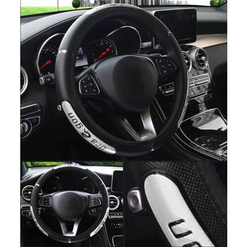 Reflective Faux Leather Steering-Wheel /China Dragon Design Car Steering Wheel Covers Free Shipping