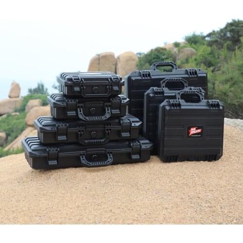 Waterproof Toolbox Safety Outdoor Tool Box Outdoor Instrument Equipment Tool Case Impact Resistant Suitcase With Foam