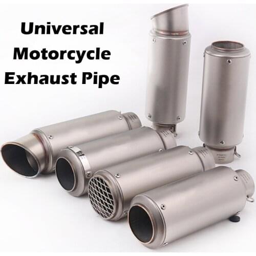 Motorcycle Exhaust Pipe Racing Escape Moto Muffler For Dirt Bike Cafe Racer CB150R PCX 125 FZ6 Z750 Z900 MT07 MT09 G310GS NVX125