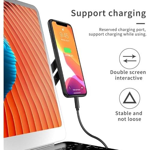 Phone To Laptop Clip Magnetic Laptop Side Mount Dual Screens Mount Side Mount Clip-on Monitor For Laptop And Monitor