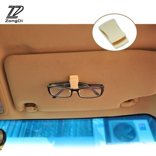 ZD 1pcs For VW Passat B5 B6 Polo Golf 4 5 6 7 Chevrolet Cruze Lada Granta RAM Car Multifunctional Card bags Glasse Clip Holder