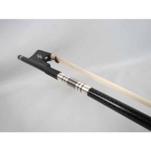 1pcs strong figure black Carbon fiber CELLO bow 4/4,beautiful decoration