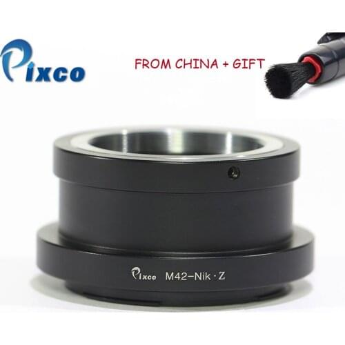 Pixco M42-Z6,Z7 Lens Adapter Suit For M42 Lens to Suit for Nikon Z Camera,Adapter Ring + with cleaning pen