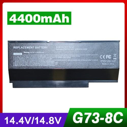 4400mAh 14.8V Laptop Battery For ASUS A42-G53 A42-G73 A43-G73 G73-52 G53 G53SX-A1 G73G G73J G53S G73 G73S G73JH-A1 G73JH-A2
