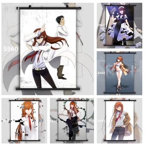 Steins Gate Makise Kurisu Christina Anime Posters Canvas Painting Wall Decor Wall Art Picture for Living Room Decor Home Decor
