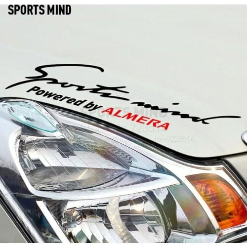 Sports Mind Car Styling On Car Lamp Eyebrow Automobiles Car Sticker For Nissan almera n16r exterior accessories