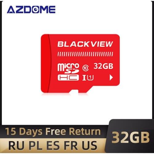 Blackview 32GB TF Micro SD Card Class 10 For AZDOME Dash Cam Car Camera DVR Adapters 32G