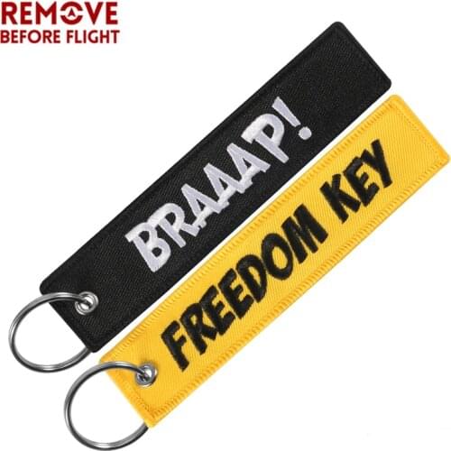 2pcs Freedom Key Ring for Cars Motorcycles Racing Key Chain Launch Cool Skull BRAAP Keychain Fashion Aviation Keychain Gifts