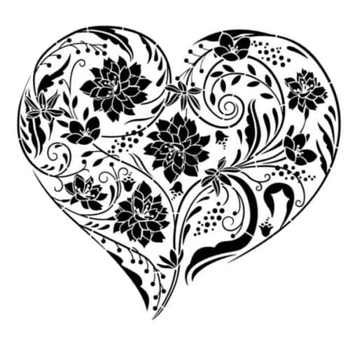 Decorative Mandala Print Stencils Scrapbook Coloring DIY 30x30cm for diy scrapbooking plastic large stencil for wall painting