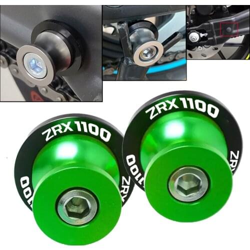 For Kawasaki ZRX1100 ZRX 1100 1999-2007 2006 2005 2004 2003 2002 2001 2000 Motorcycle Swingarm Spools Slider Stand Screws Slider