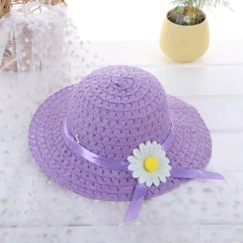 Hot Sale Sun Hats Cute Hat Childrens Sun Flower Hat Childrens Hat Girl Straw Hat